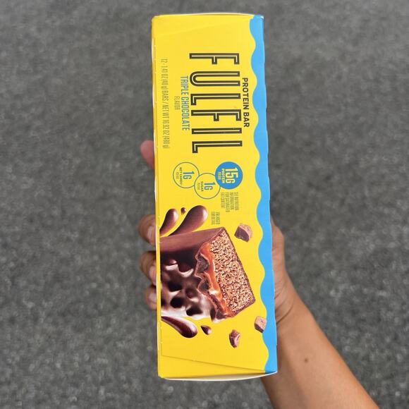 FULFIL Protein Snack Bars Triple Chocolate 15g Protein 12 Count Expired May 2025 - Picture 16 of 16